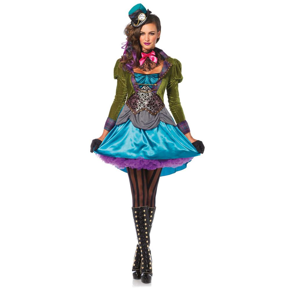 Leg Avenue - Deluxe Mad Hatter Costume - Multicolore